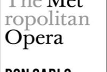 Don Carlo-Metropolitan Opera